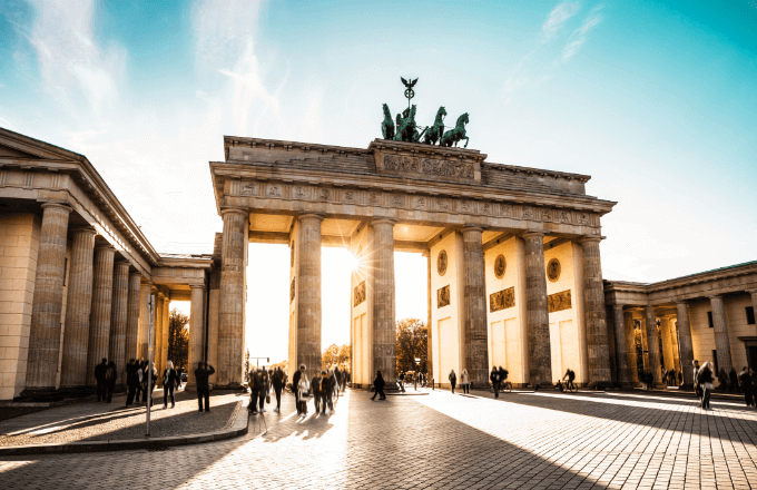 Brandenburger Tor in Berlin am Pariser Platz