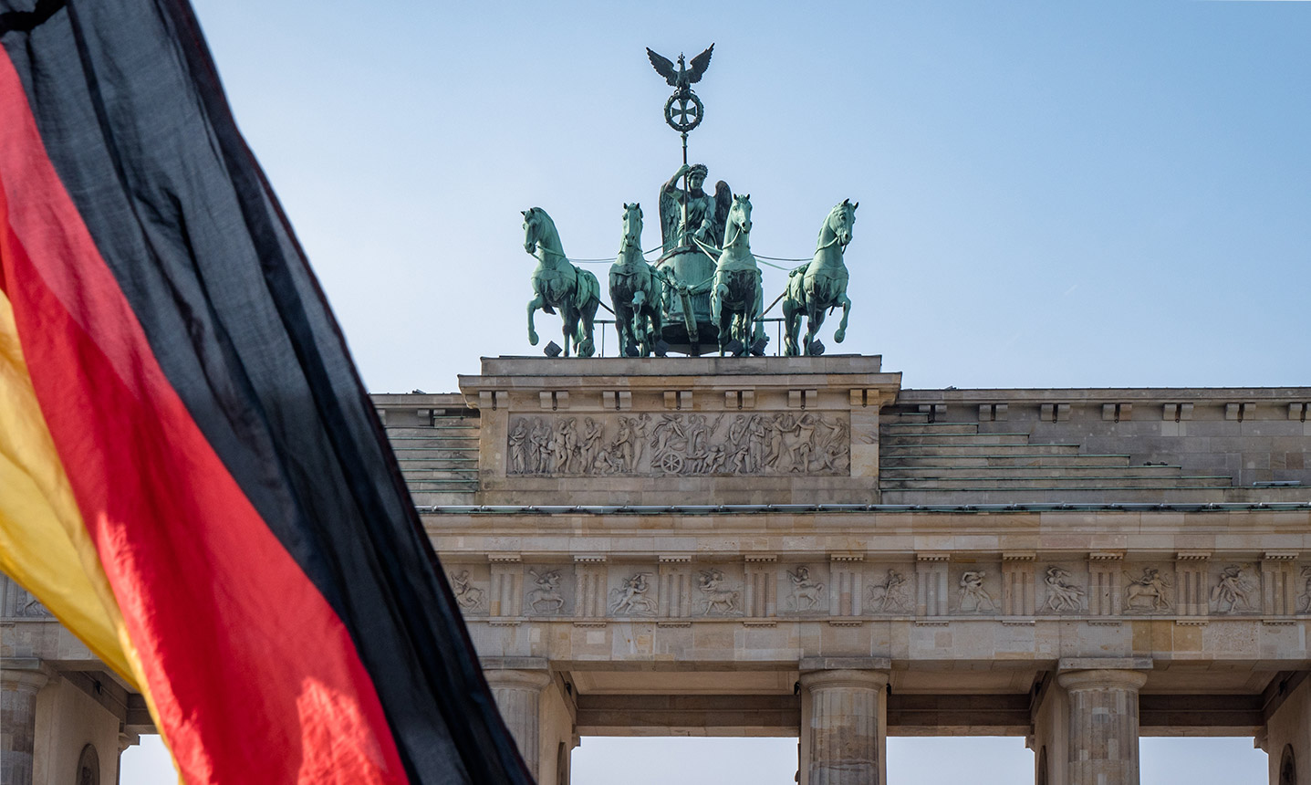 Porte de Brandenbourg symbole du potentiel du marché allemand et du financement de son plan d’action Allemagne